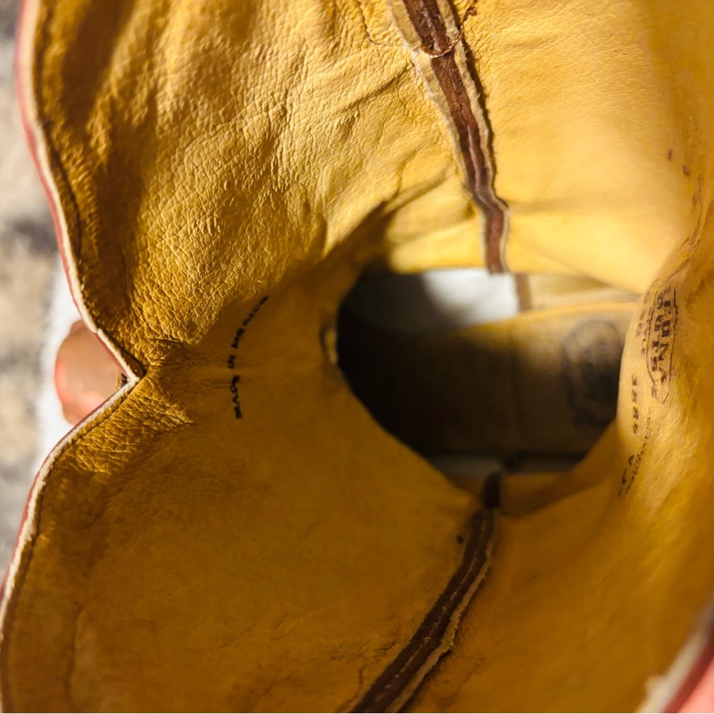 Nocona Tan Leather Cowboy Boots - Picture 10 of 13